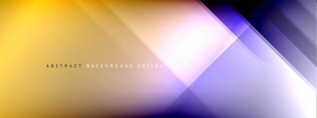 Motion concept neon shiny lines on liquid color gradients abstract backgrounds. Dynamic shadows and lights templates for text