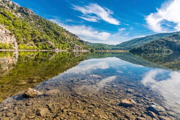 Sulungur Lake in Dalyan of Turkey