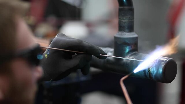 construction site welding