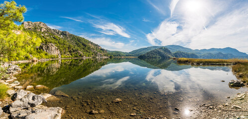 Fototapeta premium Sulungur Lake in Dalyan of Turkey