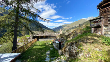 In der Schweiz bem grossen Sankt Bernhard