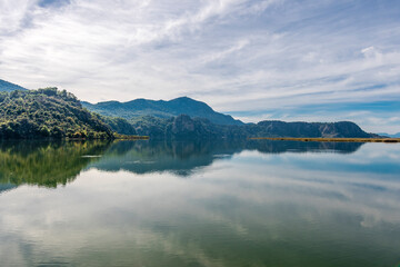 Sulungur Lake in Dalyan of Turkey