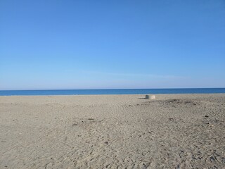 beach and sea