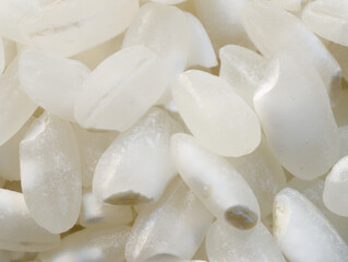 White rice .