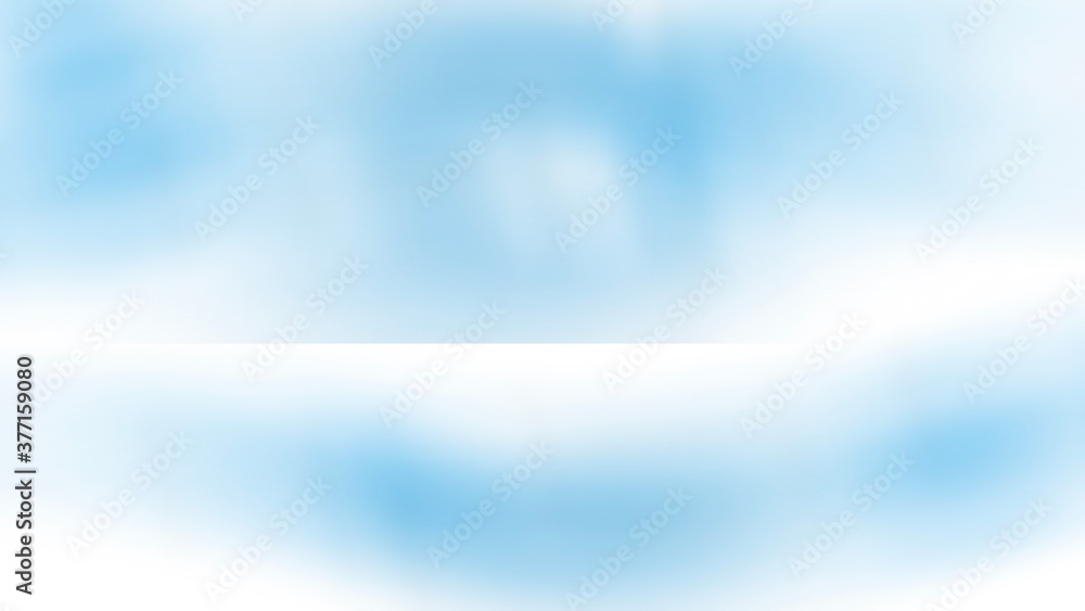 Poster blue white gradient empty studio room abstract background blurred. use for backdrop wallpaper showca
