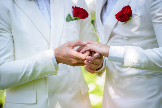 gay wearing wedding ring