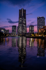 Fototapeta na wymiar Yokohama night view