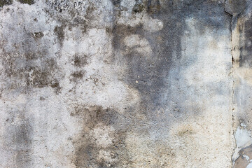 Abstract ruin old cement wall texture background, outdoor day light