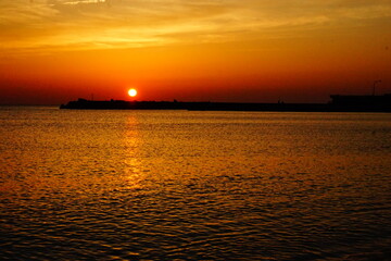 Naklejka premium 夕焼け