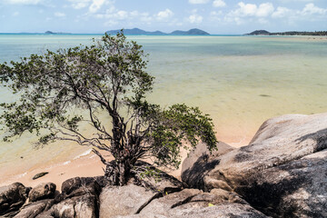 Summer beach Sea bay landscape