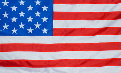 National United states of America flag as background