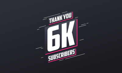Thank you 6000 subscribers 6k subscribers celebration.