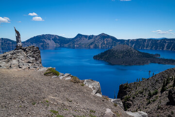 Wizard Island view of Crater Lake National Park