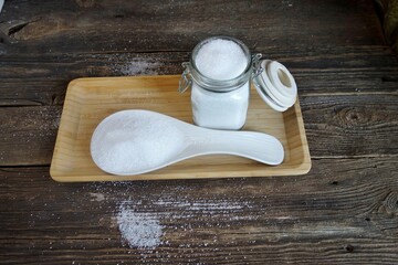 Xylitol from birch sugar -  substitute white sugar -  produkt used in the food industry - an alternative