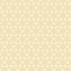 geometric floral pattern on a yellow background. floral geometric pattern. vector pattern design-01