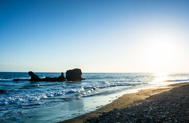 Playa El Tunco en El Salvador 