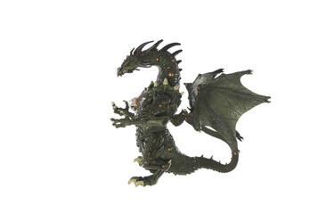 toy dragon isolated on white background