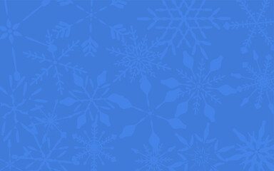 Fototapeta na wymiar 雪の結晶模様のクリスマスカード