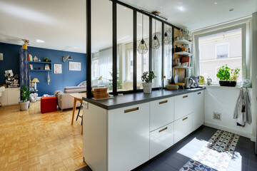 modern kitchen interior