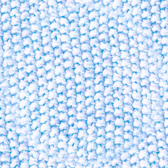Blue Knitting Pattern. Knitwear Xmas Wallpaper. 