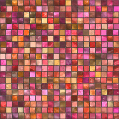 pattern of mosaic tiles