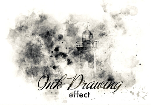 Ink Painting Photo Effect