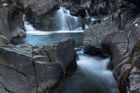 Through the rocks