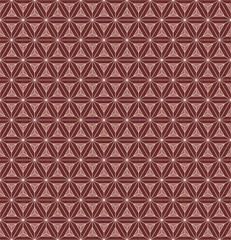 Seamless pattern triangular chocolate bar, vector chocolate pattern triangles, embossing ornament