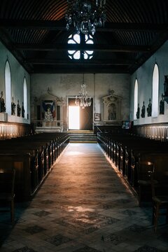 inside a Catholic Church