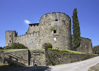 Fototapeta na wymiar View of Gorizia castle. Italy