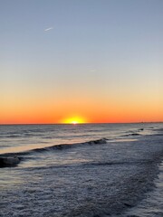 Fototapeta premium sunset over the sea