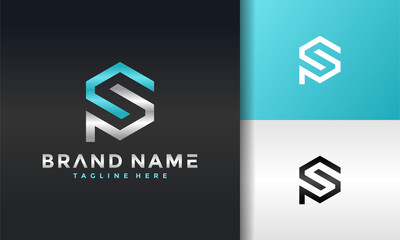 monogram letter CP logo