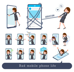 flat type business women_Bad mobile