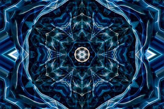 Abstract kaleidoscope pattern art photography