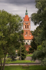 Church of Catherine of Alexandria in Golub-Dobrzyn. Poland