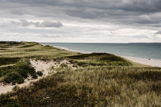 stormy day at hte beach