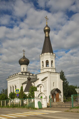 Fototapeta na wymiar Church of Tikhon Patriarch of All Russia in Klin. Russia