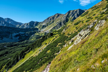 Naklejka premium Western Tatras scenery, Slovakia, hiking theme