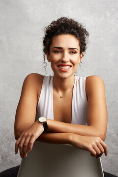 Jamaican Dutch Model Posing In Studio