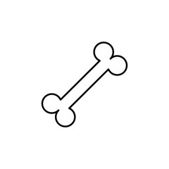Bone, dog, pet vector icon