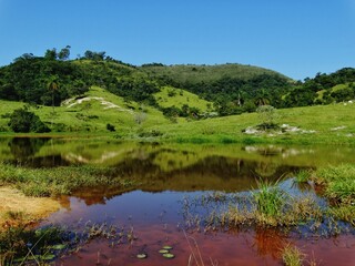 lake in the mountains