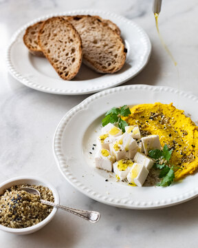Mediterranean Hummus and Zaatar