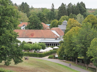 Landschaftspark und Hofgut Imsbach Lapointe im Saarland bei Theley