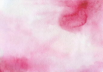 Red and pink watercolor texture. Ink high resolution background for design. Backdrop ink texture
