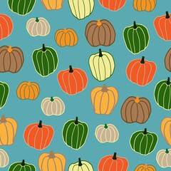seamless background with vegetables