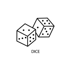 Icon of two flat cubes. Sign of weights. Vector illustration eps 10