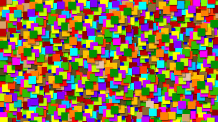 Kolorowe kwadraty, tło