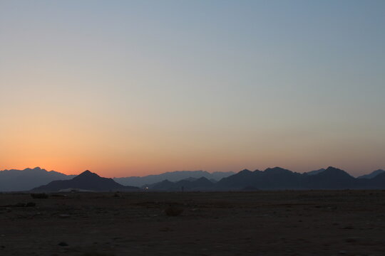 tramonto nel deserto © Matteo