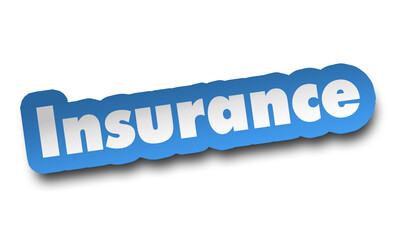 insurance concept 3d illustration isolated