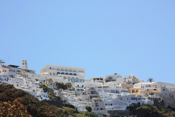 Obraz premium Panorama der Insel Santorini, Griechenland
